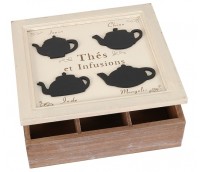 Wooden tea box "Oriental tea"