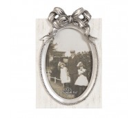 Photo frame "Silver bow"