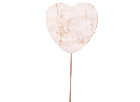 Decoration heart on stick