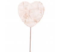 Decoration heart on stick