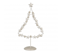 Decorative Christmas tree, silver