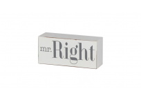 Sign "Mr. Right"