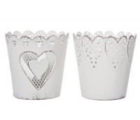 Flower pots/ tealight holders "Heart"