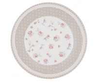 Тарелка для второго Ø 26 cm, серия "В горошек и цветочек"