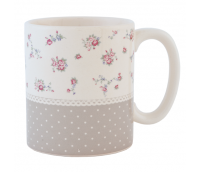 Mug for tea or coffee, range "Dots & Flowers" 